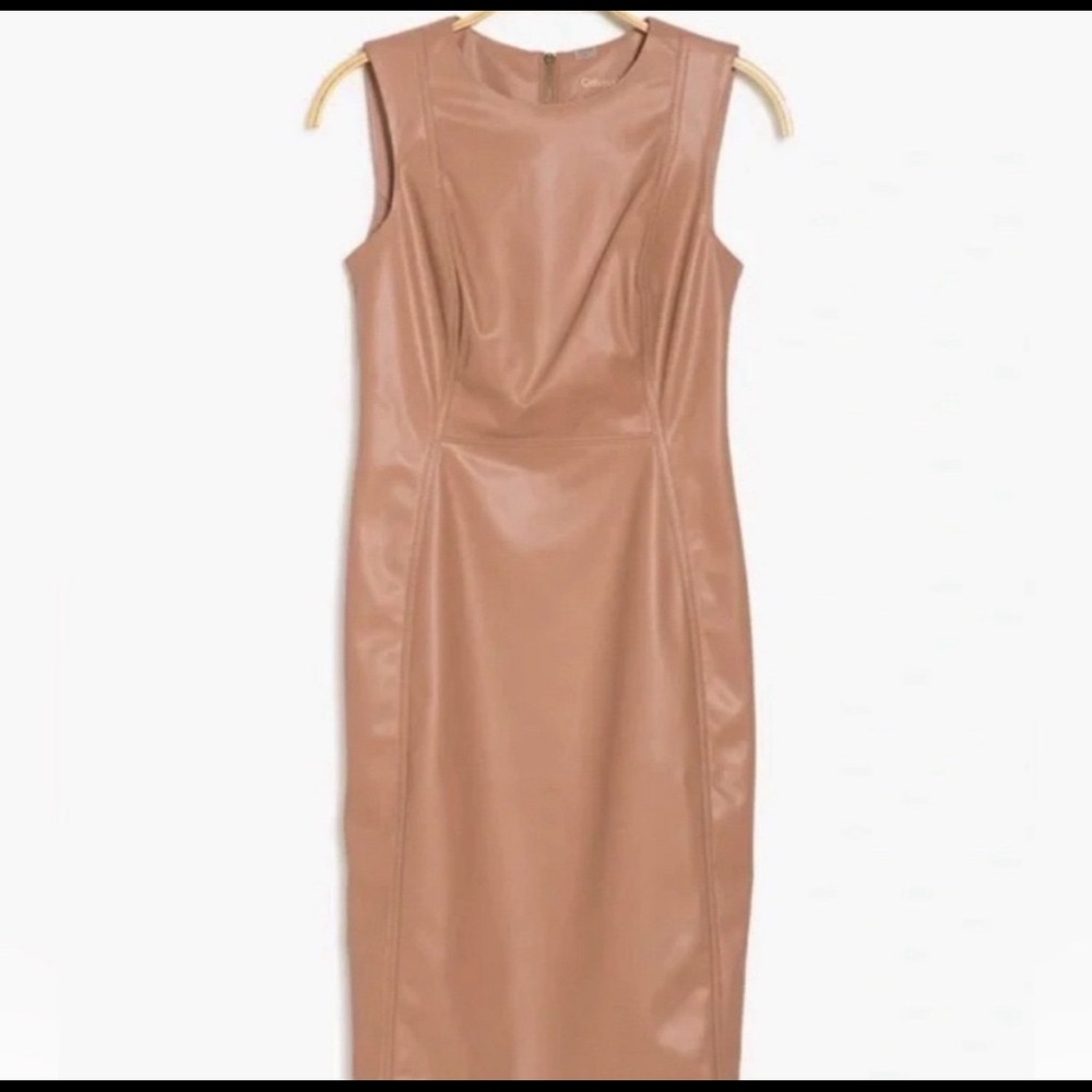 Calvin Klein Faux Leather Dress Size 4